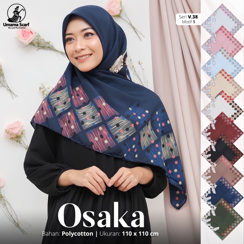 Segi 4 Motif Osaka by Umama Scarf