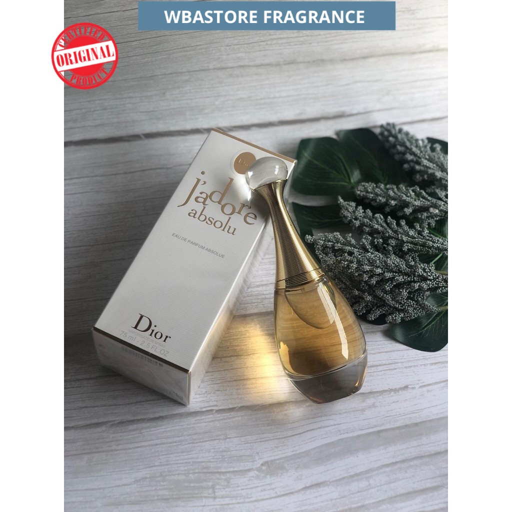 Dior Jadore Absolu Edp Absolu 100ml For Woman Original By Wbafrag Parfum Original Import Asli / WBAF