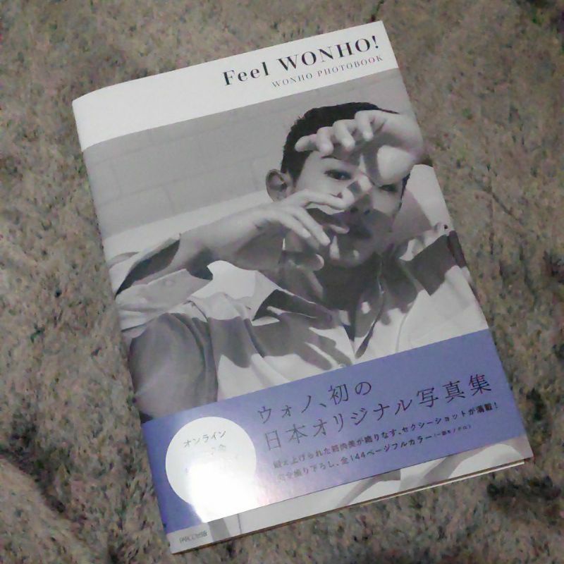 WONHO - FEEL WONHO Photobook AMAZON Exclusive Cover PB Japan Jepang Sexy Monsta X MonstaX UNSEALED R