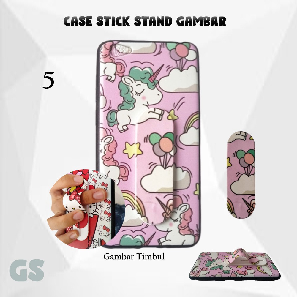 Casing case hp import Stick Stand Gambar karakter lucu SAMSUNG J5 PRO J7 PRO