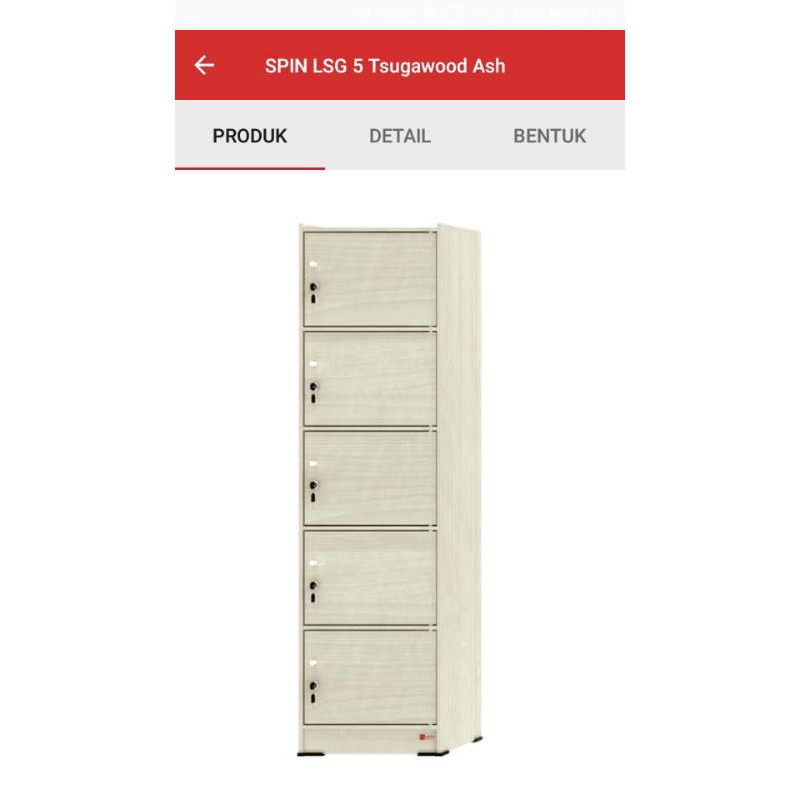 rak buku rsg 5 susun