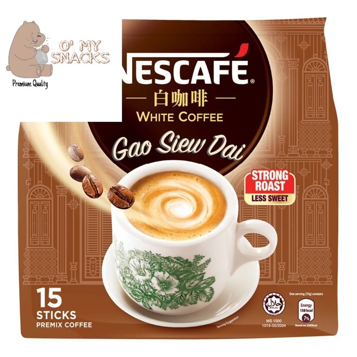 

Nescafe Instant Ipoh White Coffee Gao Siew Dai 15 x 31g