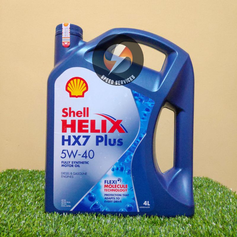 Shell Helix HX7 PLUS 5W-40 API SN PLUA 4 LITER