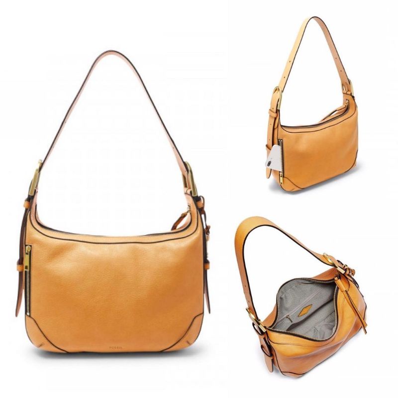Tas FossilOriginal Hannah Hobo Amber Gold New Original