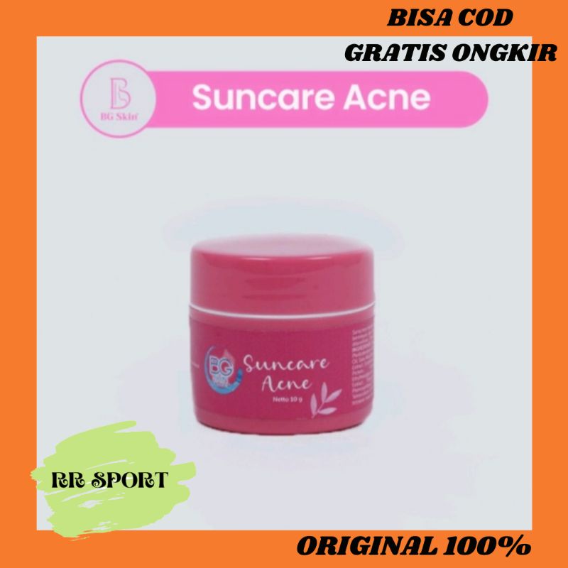 Suncare Acne BG Skin / Cream Siang BG Skin / Sunscreen BG Skin Perawatan Wajah BG / Produk BG Skin
