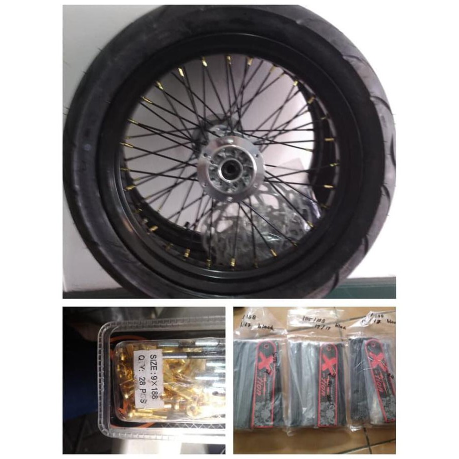 Baru Jari Jari Klx Dtracker 17 17 Lubang 28 Original Shopee