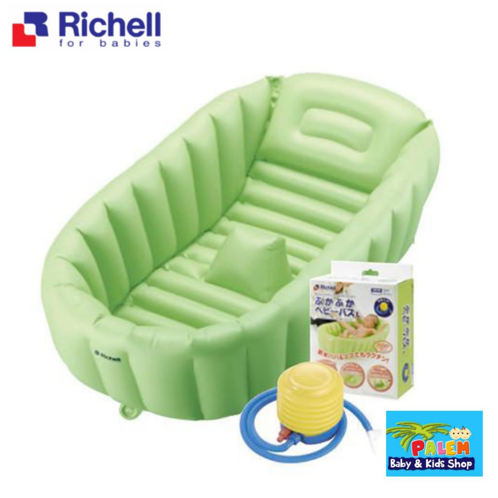Richell Soft Baby Bath L Tempat Mandi Bayi Karet free pompa 98072