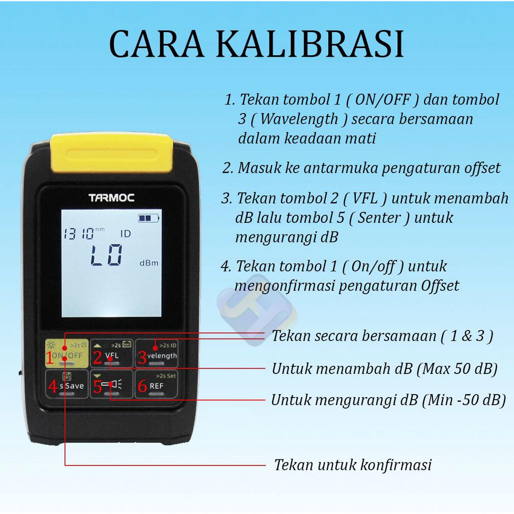 Tarmoc TFT-5030-5KM-OPM |Mini OPM -50~+30dB | VFL | LAN Tester |Senter