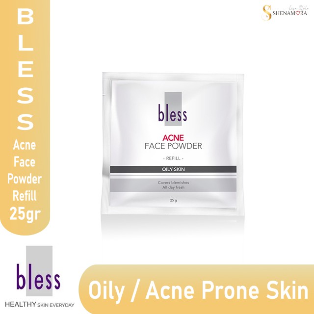 Bless Acne Face Powder/Bedak Jerawat Refill 21 Gram