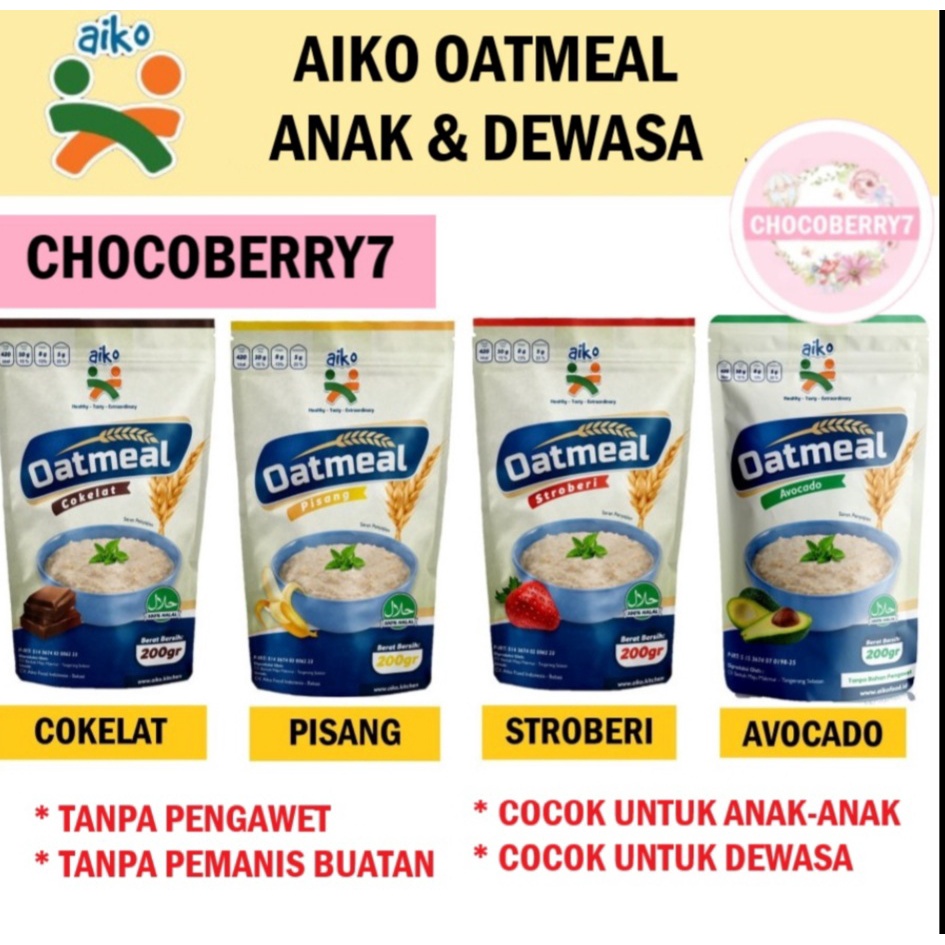 Aiko oatmeal untuk pendamping MPASI