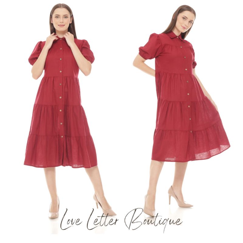 Tiffany dress / korean dress / kemeja dress