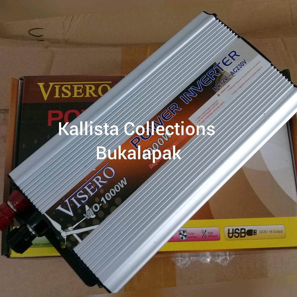 Promo Power Inverter Visero 1000 Watt Perubah Arus 1000W Visero Berkualitas