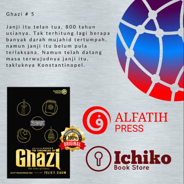 NOVEL GHAZI JILID 5 The Gaze of Ghazi seri 5 | Alfatih Press ORIGINAL