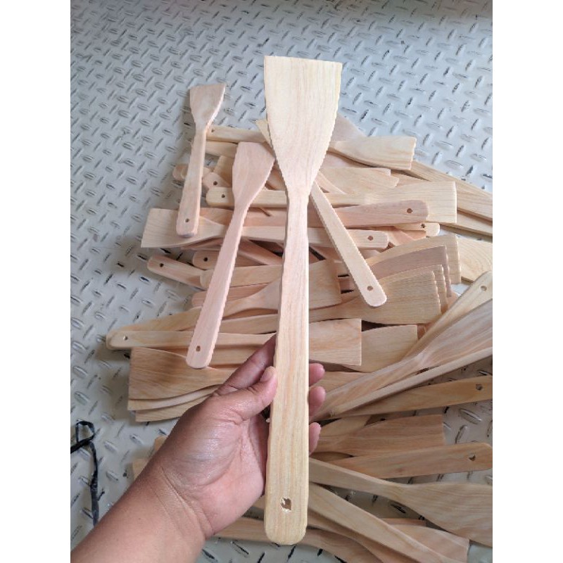 Sutil / Sendok / Spatula / Sodet Kayu Pinus P35 / SUTIL PINUS