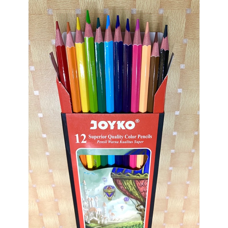 

CTShopID Pensil Warna Murah 12 Warna Panjang Bagus Berkualitas Untuk Anak Sekolah