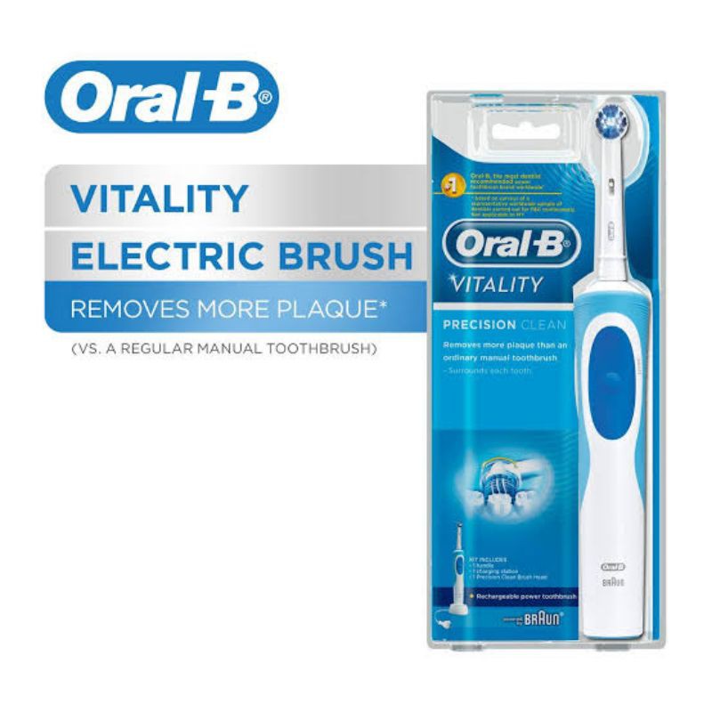 Oral B vitality precision clean electric brush sikat gigi elektrik