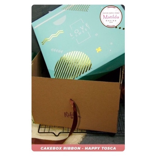

CAKE BOX RIBBON SERIES TOSCA | BOX KUE | BOX MAKANAN - TOSCA