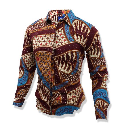 KEPUNTREN BATIK KEMEJA PRIA/COWOK UKURAN SEDANG - JUMBO - BIG SIZE M L  (BAH246) KEREN 2019 PES