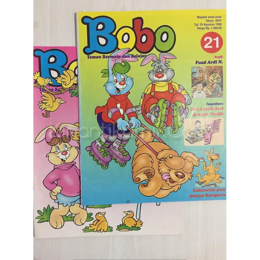 Murah Di Shopee PAKET MAJALAH BOBO 1996 2 Edisi Hantu Yg Cinta