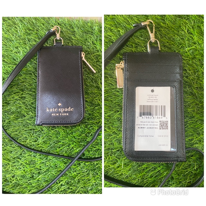 

Reasy Kate Spade ID tag card holder Staci Lanyard Black