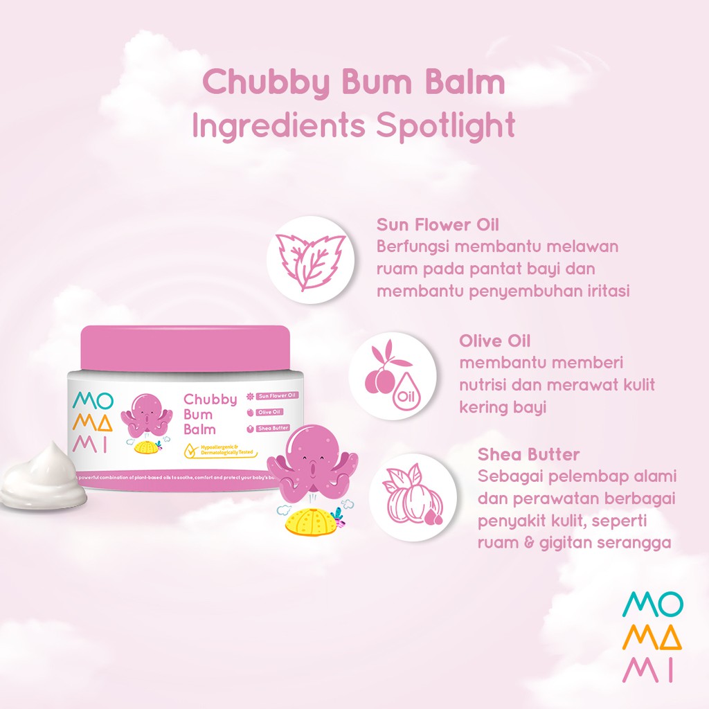 Momami Chubby Bum Balm 50gram