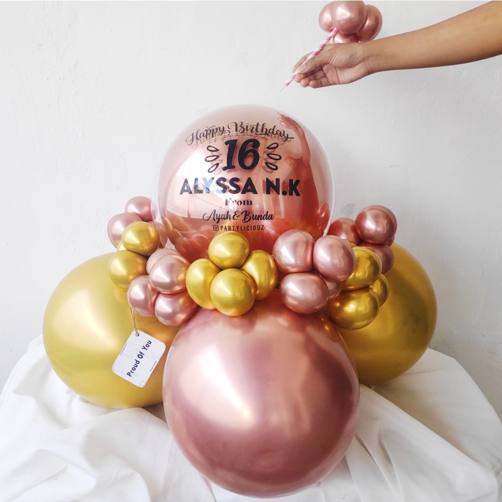 POP ME BALLOON - BALON KEJUTAN/ BALON SURPRISE/ BALON ULANG TAHUN/ BALON WISUDA