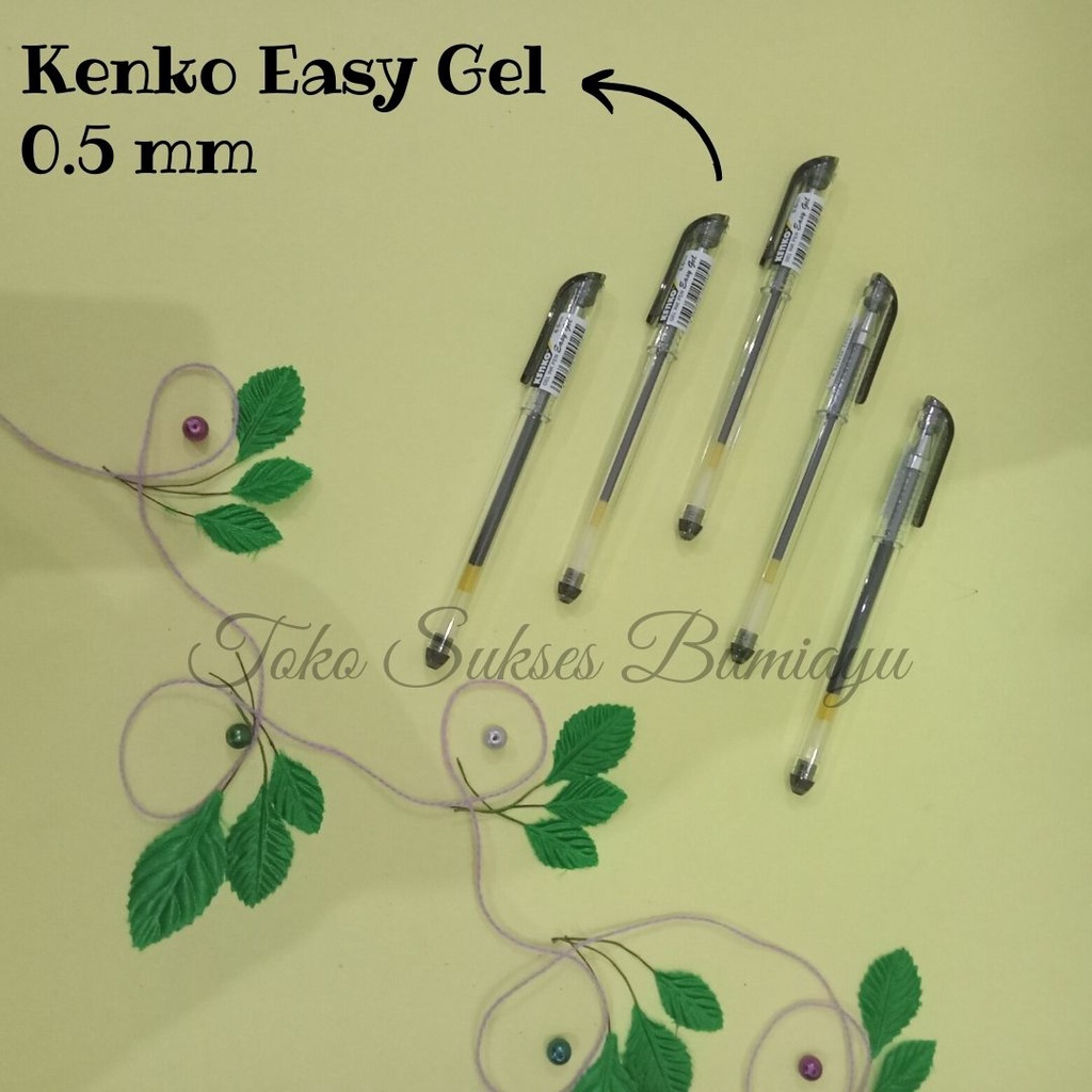 

Pulpen Gel Kenko 0.5 mm Pulpen Gel Kenko Easy Gel Pulpen Gel Kenko Semua Tipe