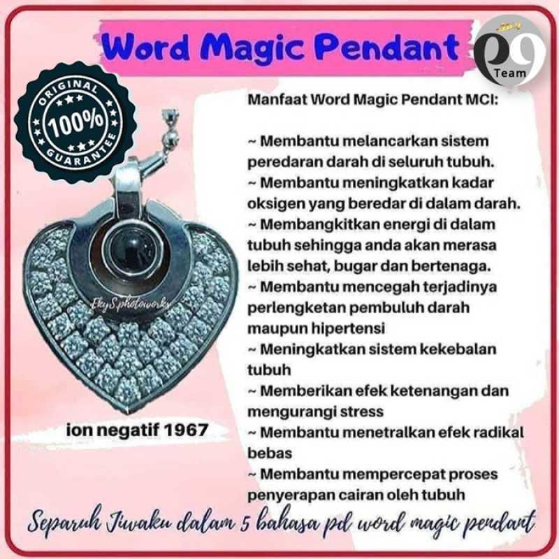 Kalung Kesehatan WMP / LSW HATI - MCI (100% Original)