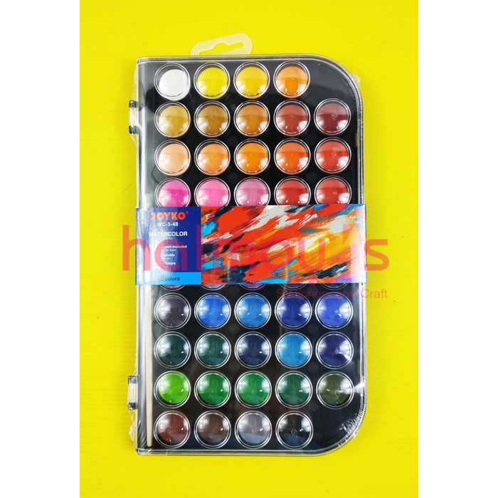 

CAT AIR / WATER COLOR JOYKO BLOCK 25 MM WC - 3 - 48 WARNA