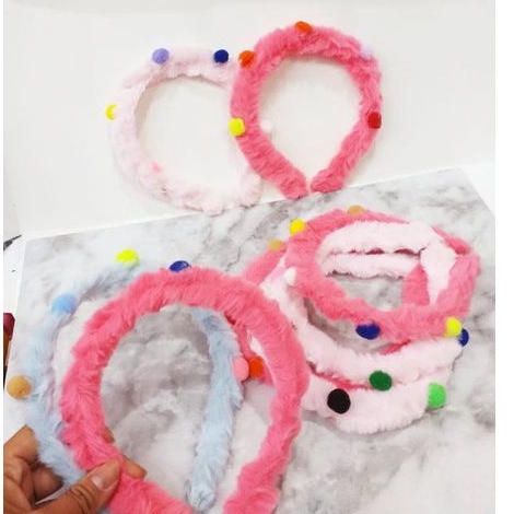 Bando Pom Pom|Bando Bulu|Bando Anak|Bando Cantik