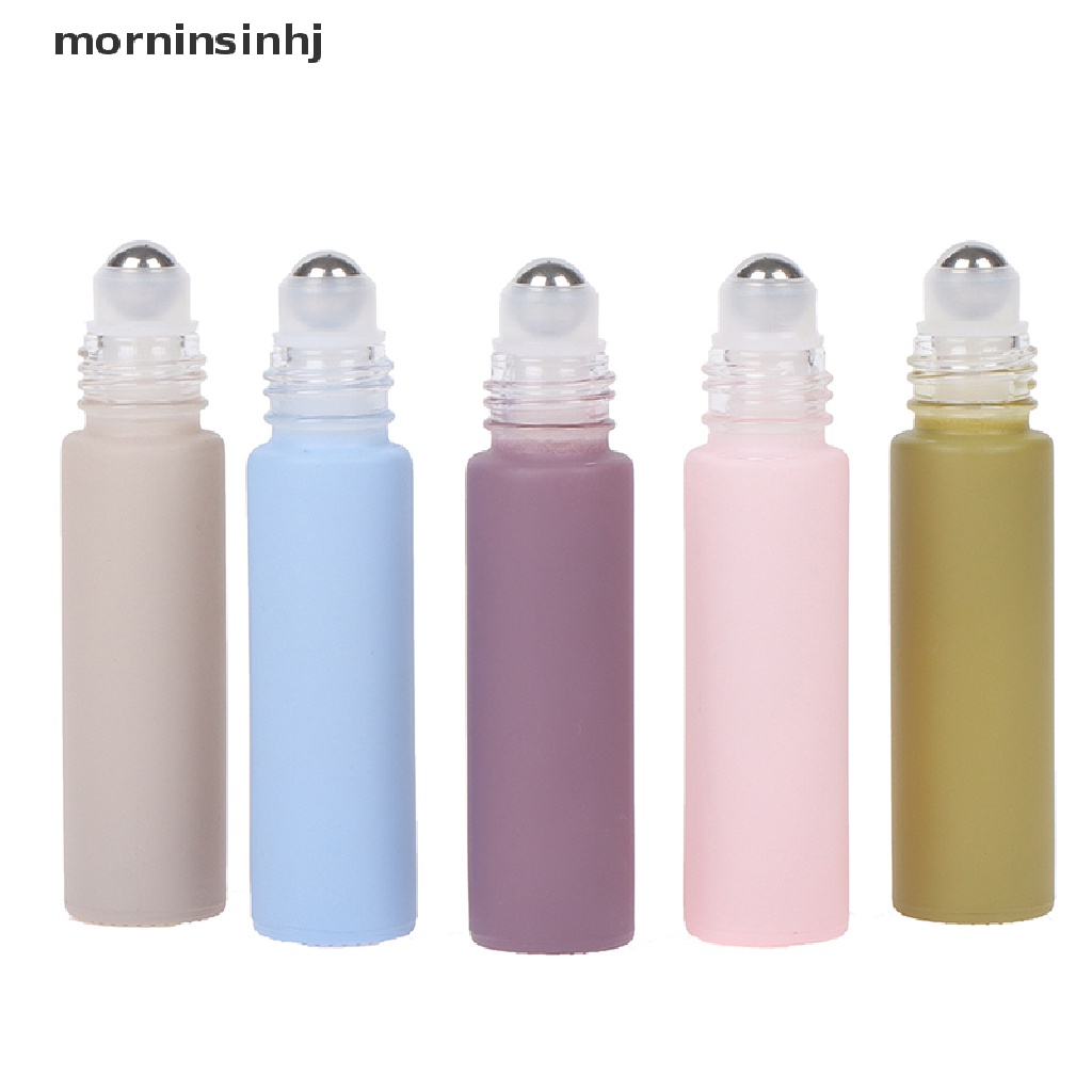 Mornin 1pc Botol Kaca Roll On Tebal 10ml Untuk Essential Oil