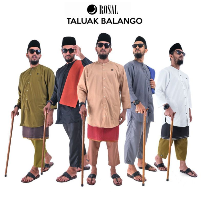 TALUAK BALANGO KOKO KURTA DEWASA PAKAIAN MUSLIM PRIA ROSAL  KOKO SHALAT LAKI-LAKI TANGAN PANJANG