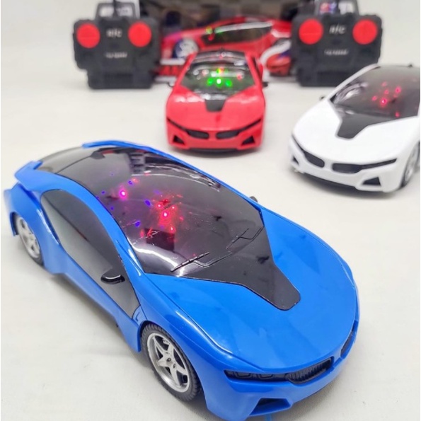 Mobil Remot Control Berlampu Terbaru BERLAMPU Nyala 3D Sport Racing Car New Mainan Anak Murah Famous