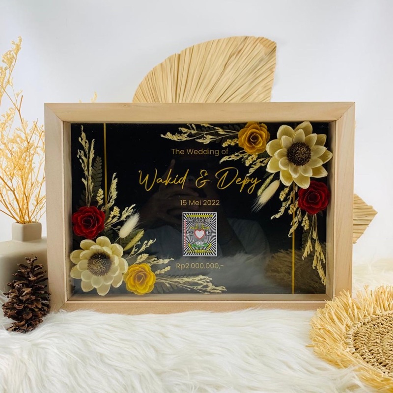 KADO PREMIUM WOODEN FRAME UNTUK PERNIKAHAN/ULTAH/WISUDA/ANNIVERSARY/IBU/AYAH/BAYI-6