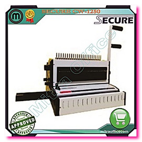 

SECURE 2 in 1 CW 1250/Mesin jilid/Mesin hitung uang/Mesin laminating/Mesin penghancur kertas/Absensi