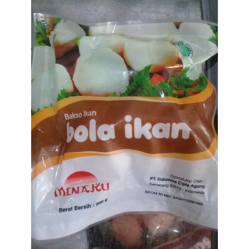 

Minaku Bola ikan 200gr