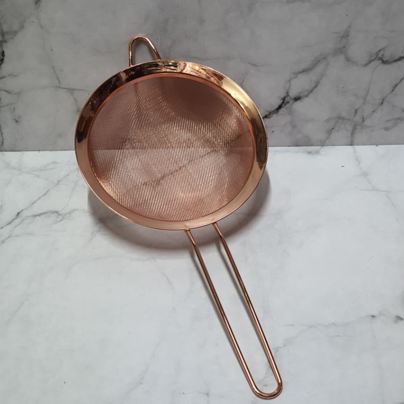 saringan ayakan tepung 10cm 15cm Rose gold series / flour strainer