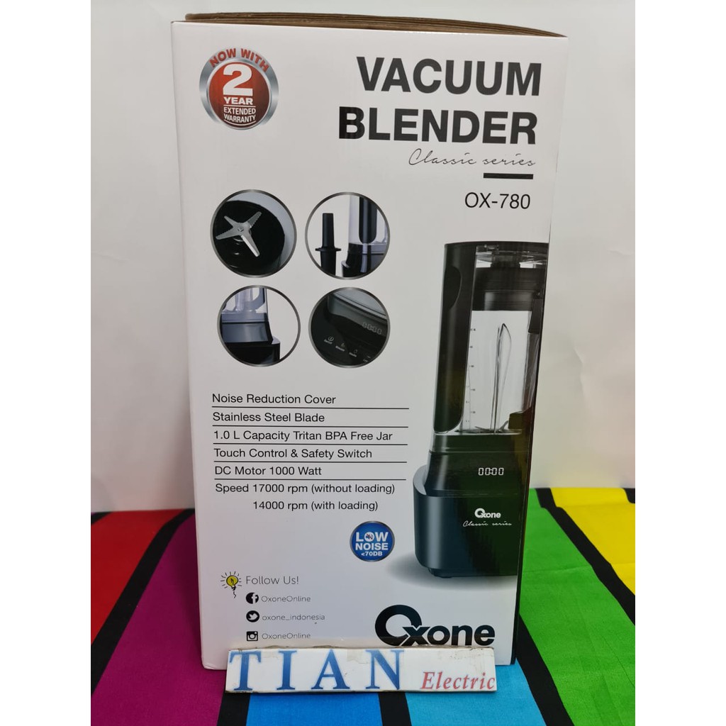 OXONE OX-780 Vacuum Blender Classic Series High Quality