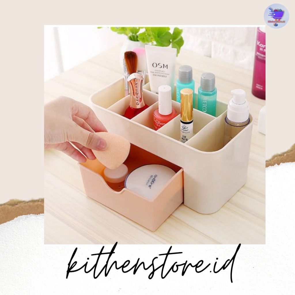 Rak Kosmetik Kotak Serbaguna Minimalis/Makeup Box Organizer