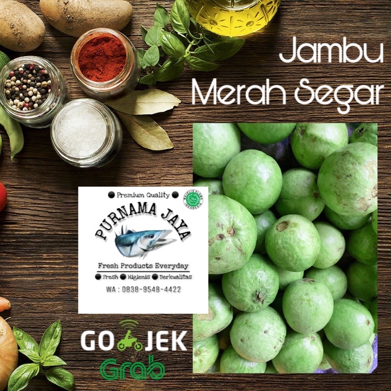 

jambu merah segar 1kg
