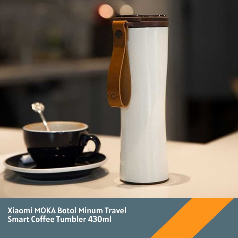 Xiaomi MOKA Botol Minum Travel Smart Coffee Tumbler 430ml