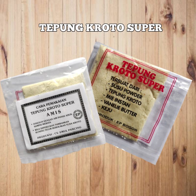 UMPAN TEPUNG KROTO SUPER