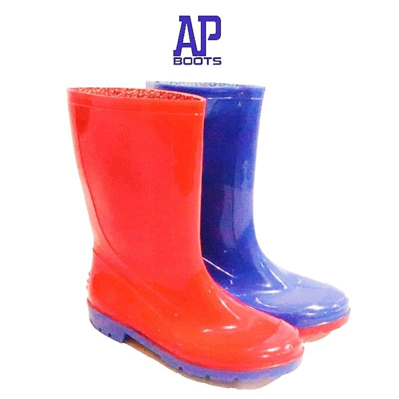 COD Sepatu AP Boots Junior, Sepatu Boots Karet Anak Anti Air