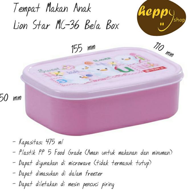 

Tempat Makan Anak Lion Star MC-36 Bela Box heppys44 Ayo Beli