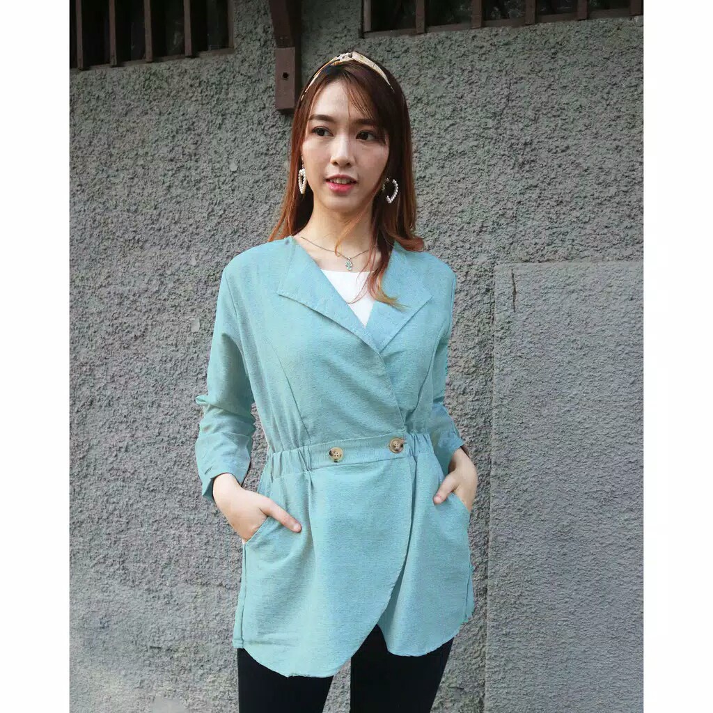 CHAMELE BLAZZER- VINTAGE OFFICE BLAZER WANITA 2065