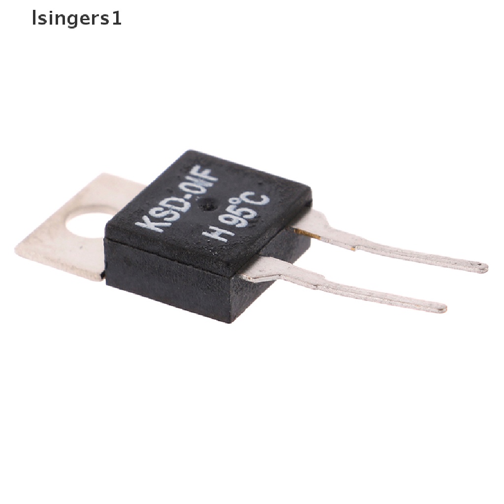 (lsingers1) 2pcs Switch Sensor Thermostat Suhu KSD-01F 95 Degc