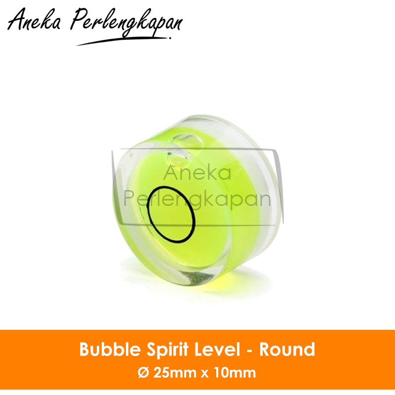 

Bubble Spirit Level Round Waterpas Bulat Kuning 25x10mm