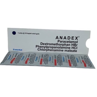 Jual Anadex Dragee 1 Strip Isi 10 Tablet | Shopee Indonesia