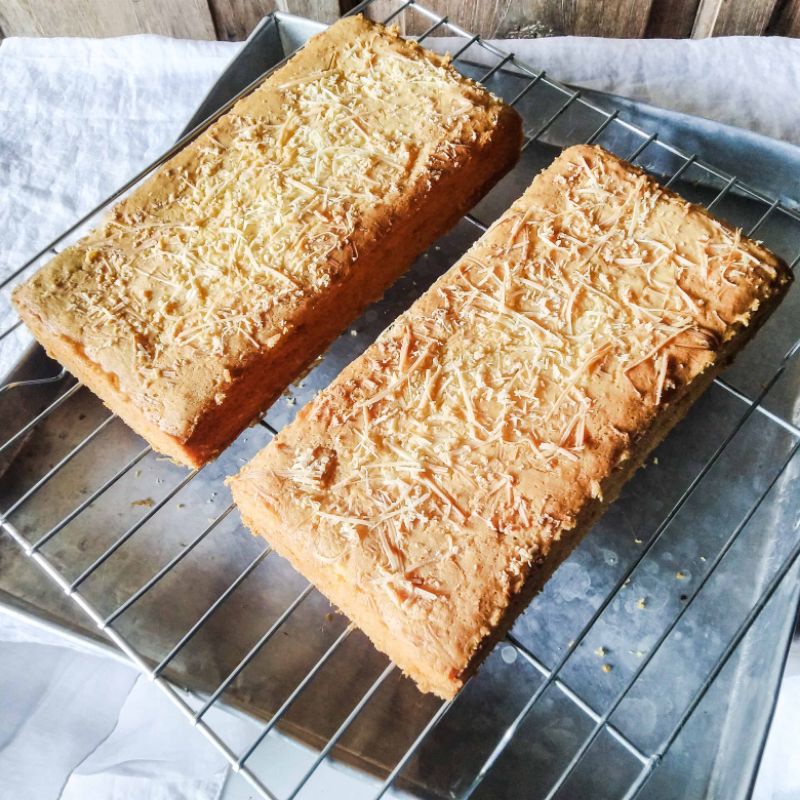 Bolu Tape Keju  Panggang uk 20x10 cm