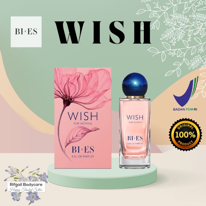 BIES BI.ES BI-ES BI_ES BI ES WISH FOR WOMAN EDP Parfum Wanita 100ml ORIGINAL
